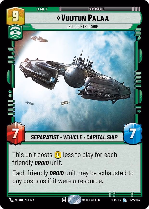 Vuutun Palaa - Droid Control Ship - Legendary (122/264)