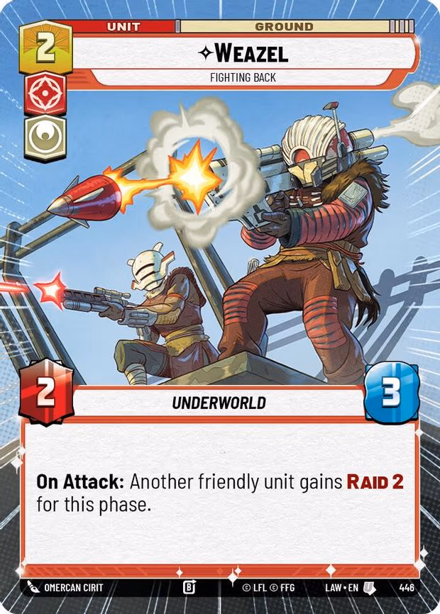 Weazel - Fighting Back - Uncommon (446)