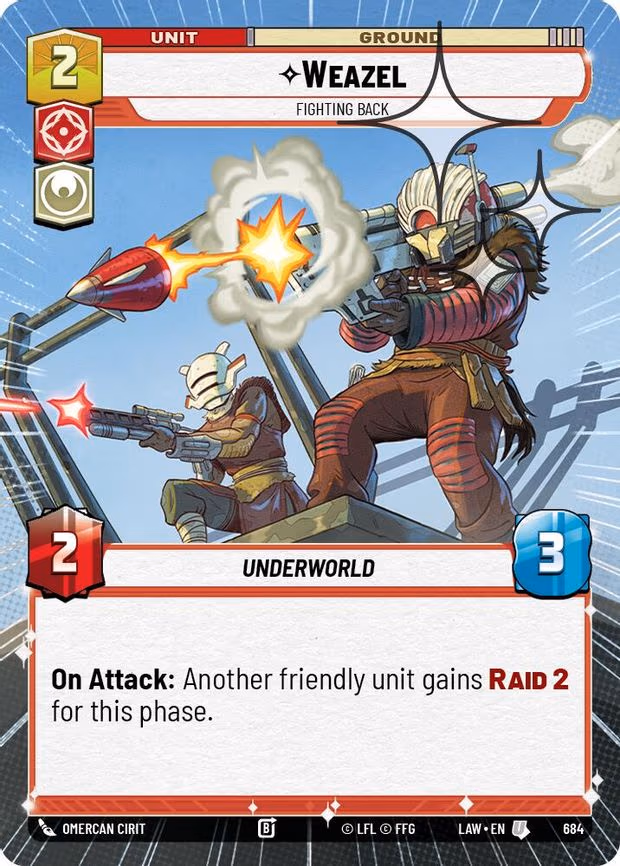 Weazel - Fighting Back - Uncommon (684)