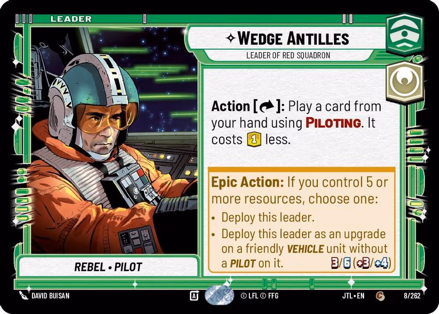 Wedge Antilles - Leader of Red Squadron - Common (008/262)