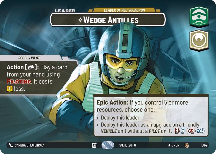 Wedge Antilles - Leader of Red Squadron - Common (1004)