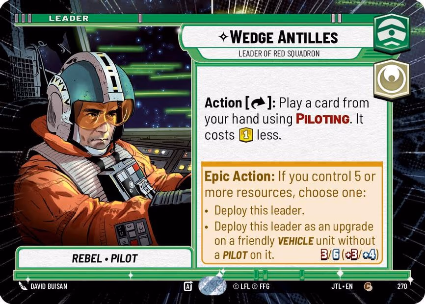 Wedge Antilles - Leader of Red Squadron - Common (270)