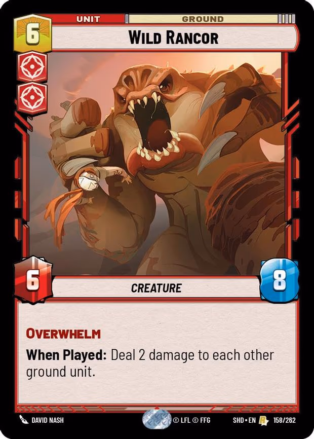Wild Rancor - Rare (158/262)