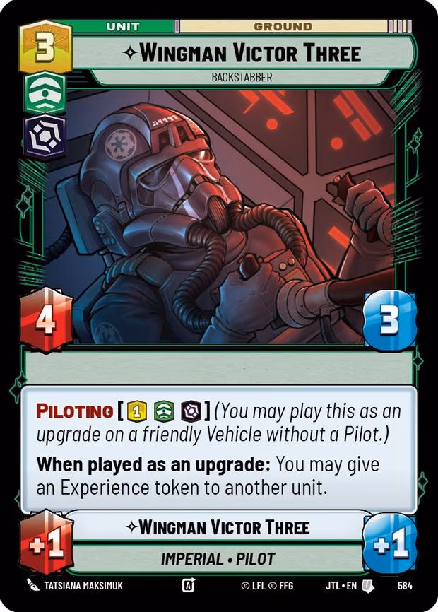 Wingman Victor Three - Backstabber - Uncommon (584)