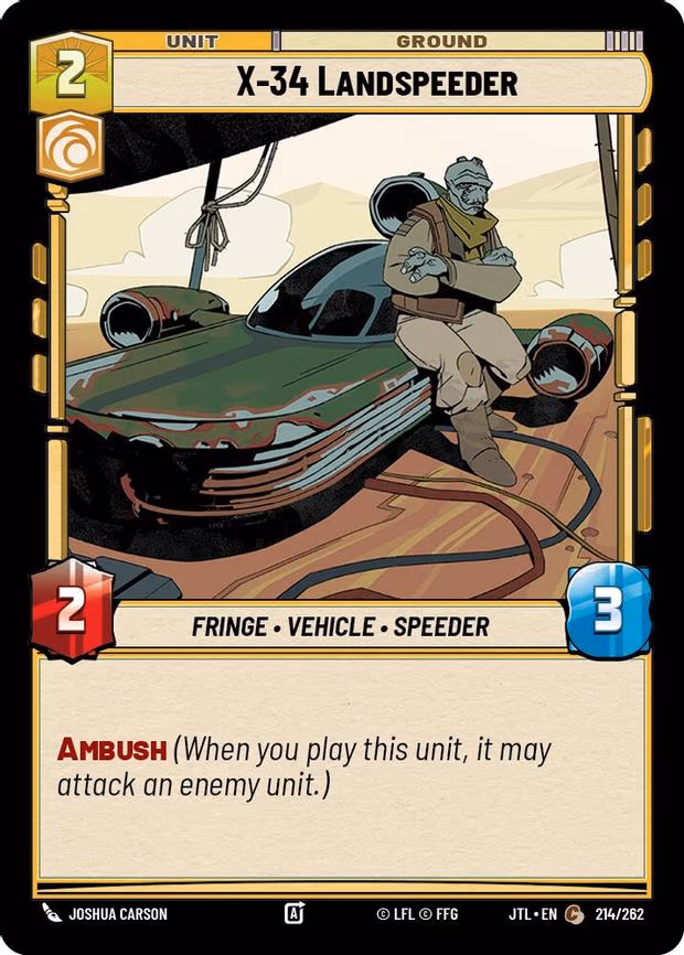 X-34 Landspeeder - Common (214/262)