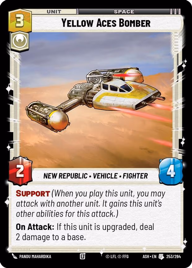 Yellow Aces Bomber - Uncommon (253/264)