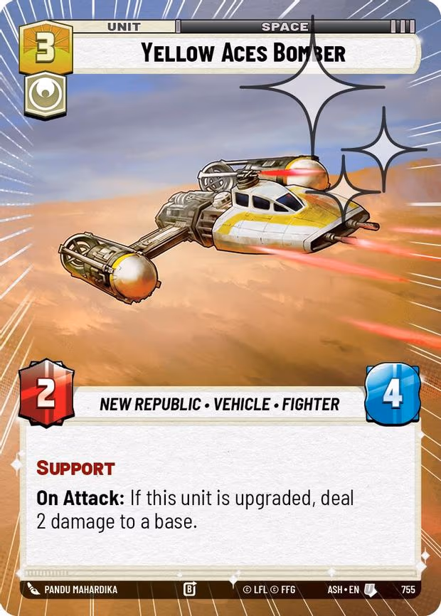 Yellow Aces Bomber - Uncommon (755)