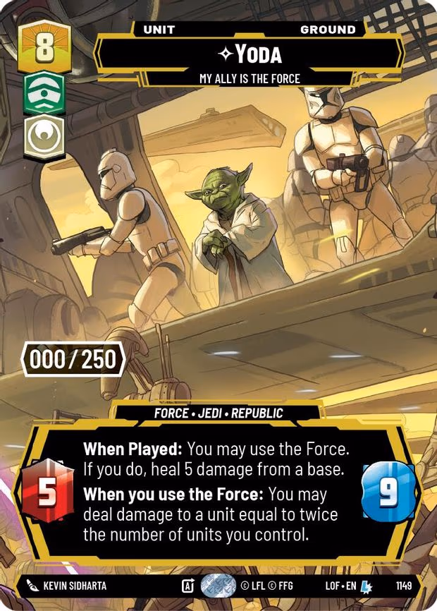 Yoda - My Ally is the Force (Serialized)