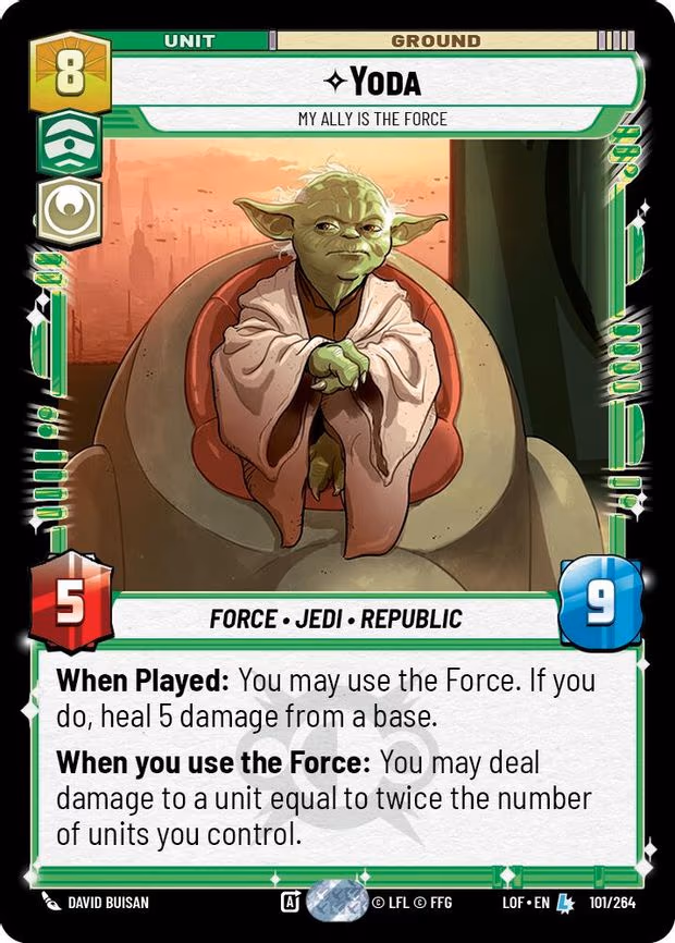 Yoda - My Ally is the Force - Legendary (101/264)