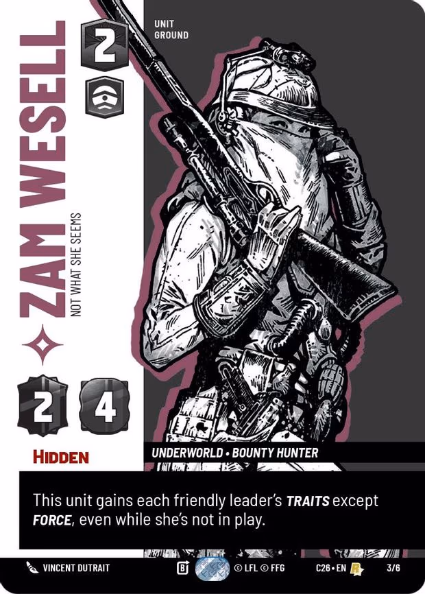 Zam Wesell - Not What She Seems - Rare (3/6)