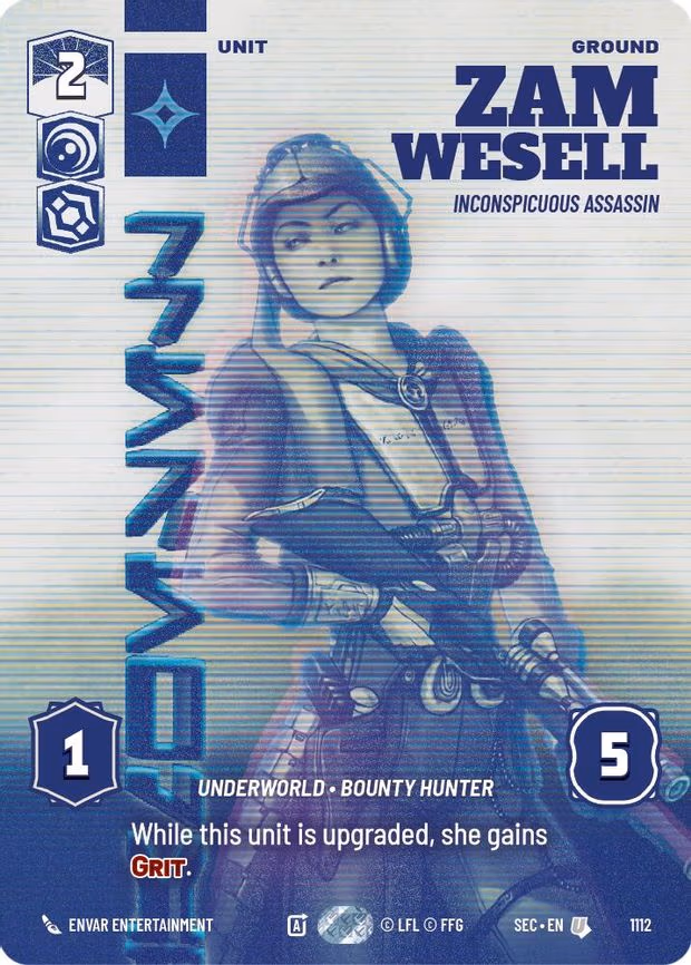 Zam Wesell - Inconspicuous Assassin - Uncommon (1112)