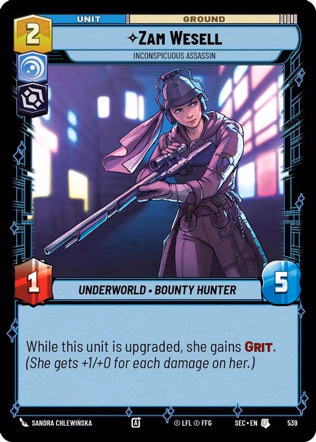 Zam Wesell - Inconspicuous Assassin - Uncommon (539)