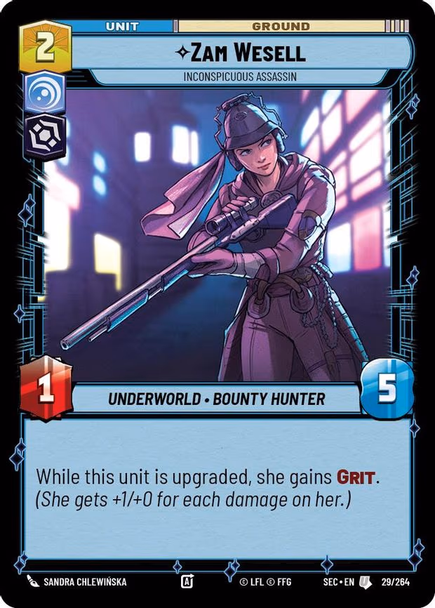 Zam Wesell - Inconspicuous Assassin - Uncommon (29/264)