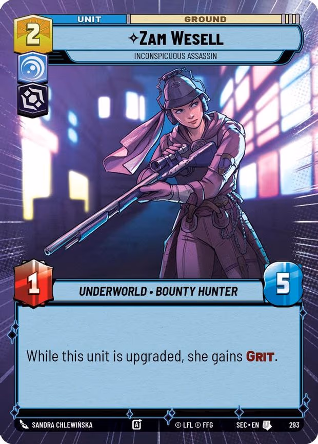 Zam Wesell - Inconspicuous Assassin - Uncommon (293)
