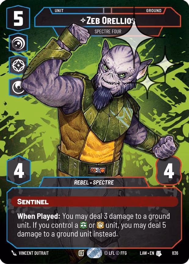 Zeb Orellios - Spectre Four - Uncommon (836)