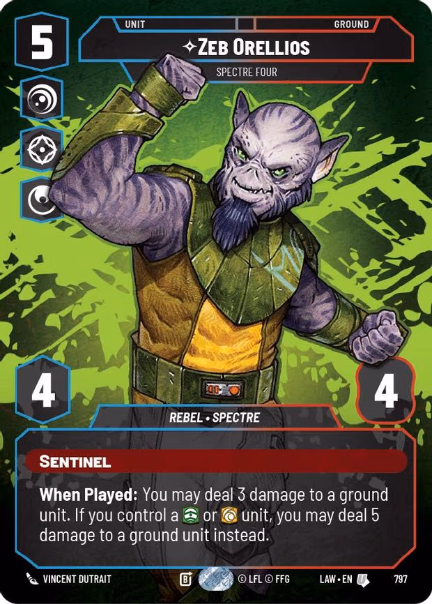 Zeb Orellios - Spectre Four (Prestige) - Uncommon (797)