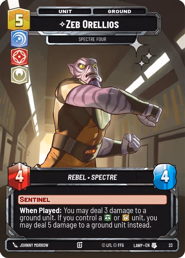 Zeb Orellios - Spectre Four - Uncommon (23)