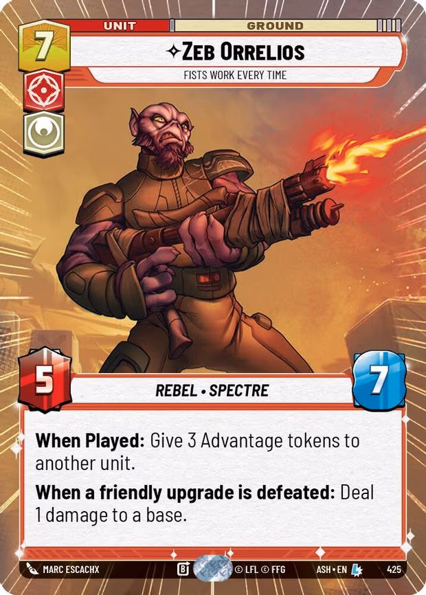 Zeb Orrelios - Fists Work Every Time