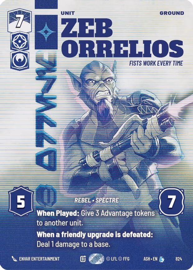 Zeb Orrelios - Fists Work Every Time (Prestige) - Legendary (824)
