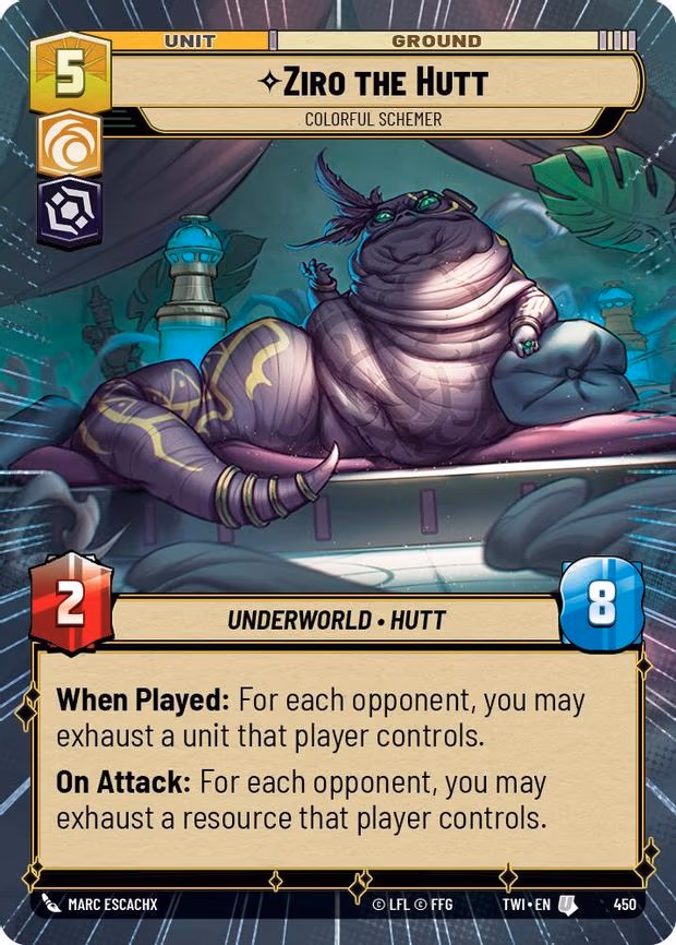Ziro the Hutt - Colorful Schemer - Uncommon (450)