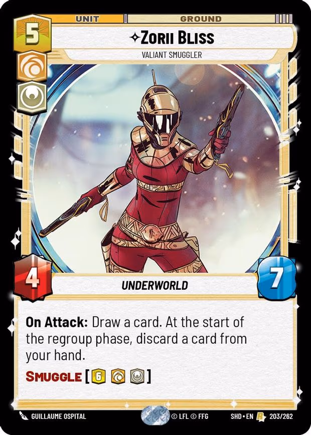 Zorii Bliss - Valiant Smuggler - Rare (203/262)