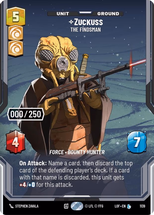 Zuckuss - The Findsman (Serialized) - Legendary (1139)