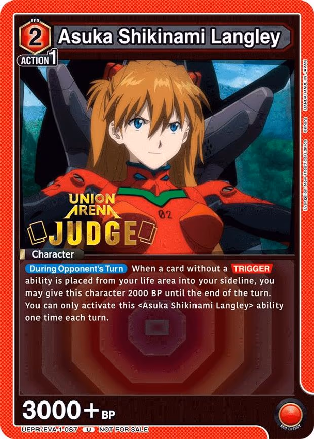 Asuka Shikinami Langley (Judge Pack) - Uncommon (UEPR/EVA-1-087)