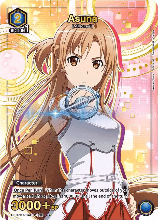 Asuna (036) (U - Uncommon 1-Star (UE07BT/SAO-1-036)