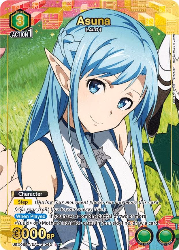 Asuna (063) (R - Rare 1-Star (UEX06BT/SAO-2-063)