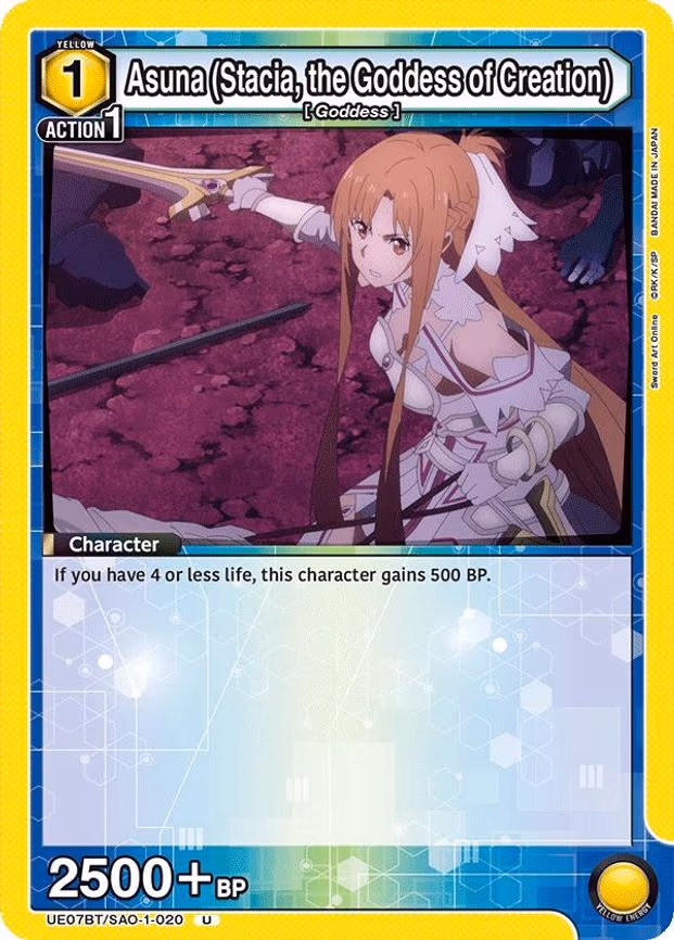 Asuna (Stacia, the Goddess of Creation)