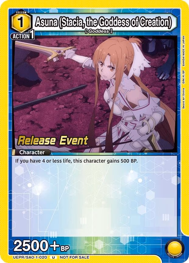Asuna (Stacia, the Goddess of Creation)