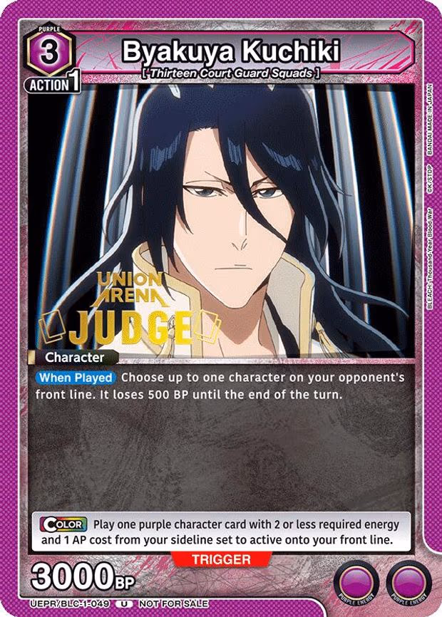 Byakuya Kuchiki (049) (Judge Pack) - Uncommon (UEPR/BLC-1-049)