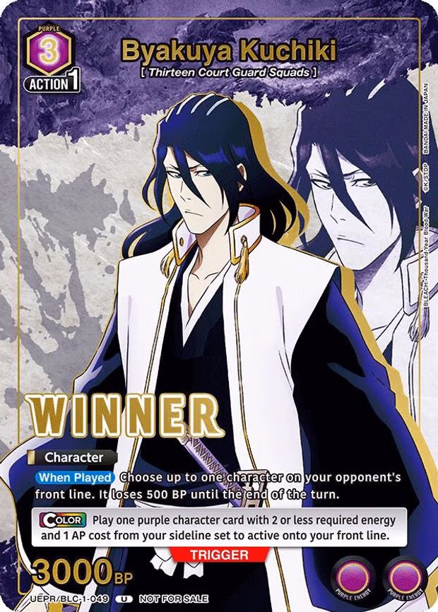 Byakuya Kuchiki (049) (Winner) - Uncommon (UEPR/BLC-1-049)