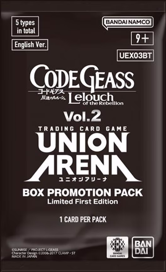 CODE GEASS: Lelouch of the Rebellion Vol.2 - Box Promotion Pack