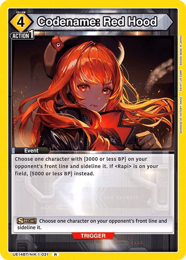 Codename: Red Hood - Rare (UE14BT/NIK-1-031)