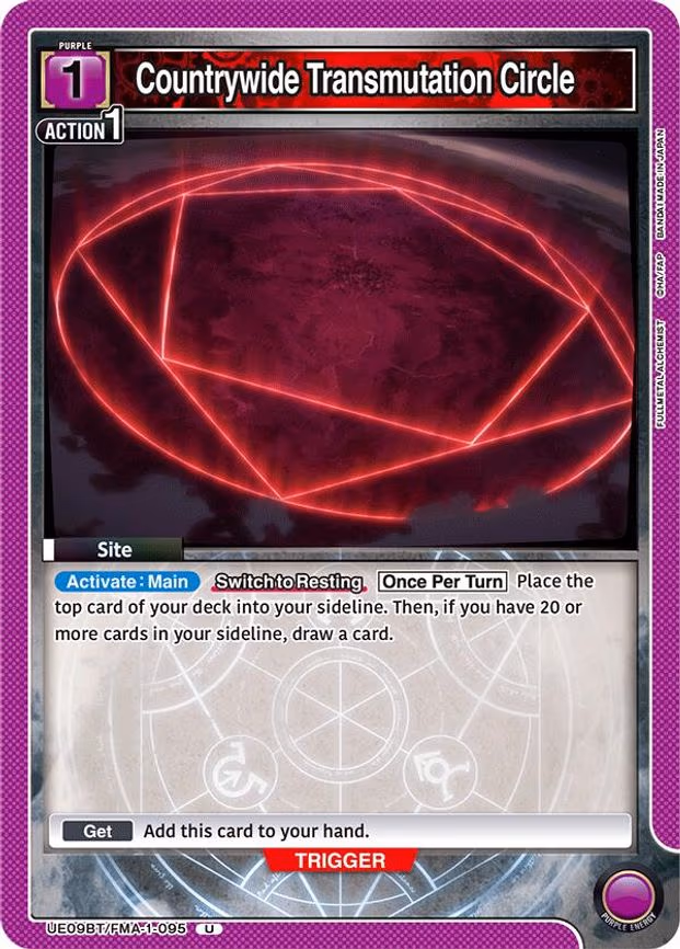 Countrywide Transmutation Circle