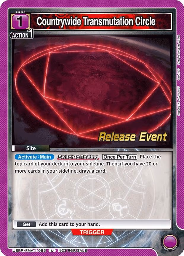 Countrywide Transmutation Circle