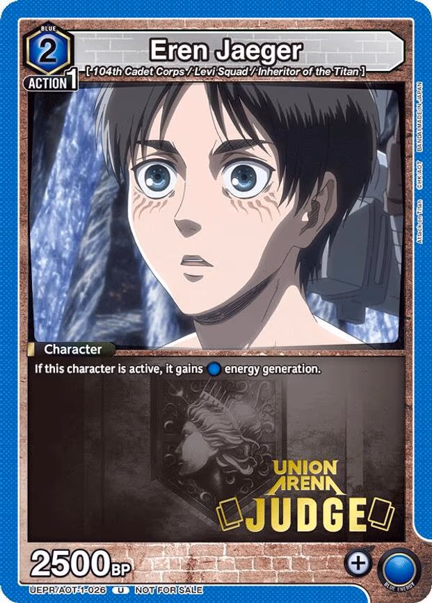 Eren Jaeger (Judge Pack) - Uncommon (UEPR/AOT-1-026)