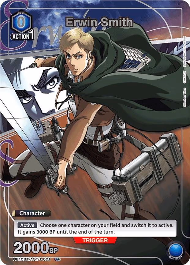 Erwin Smith (001) (U - Uncommon 1-Star (UE10BT/AOT-1-001)