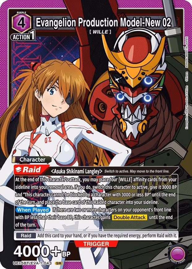 Evangelion Production Model-New 02 - Super Rare (UE15BT/EVA-1-043)