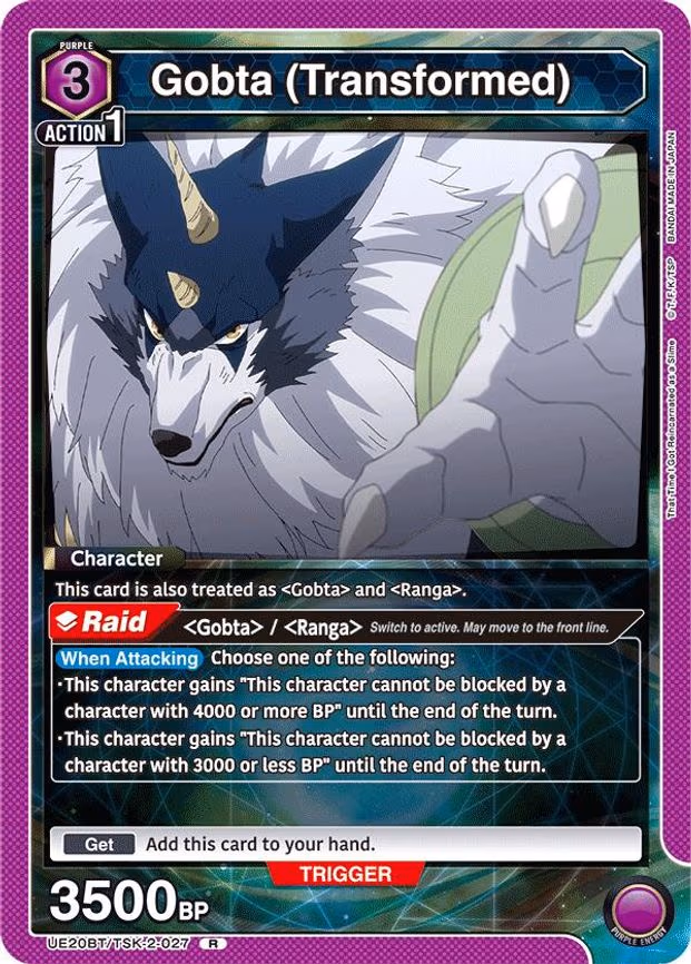 Gobta (Transformed) - Rare (UE20BT/TSK-2-027)