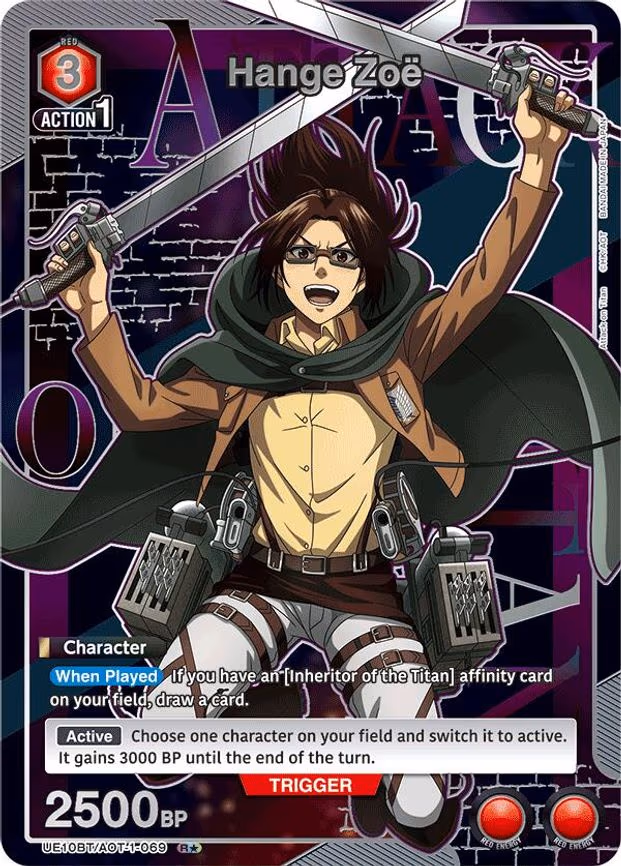 Hange Zoe (069) (R - Rare 1-Star (UE10BT/AOT-1-069)