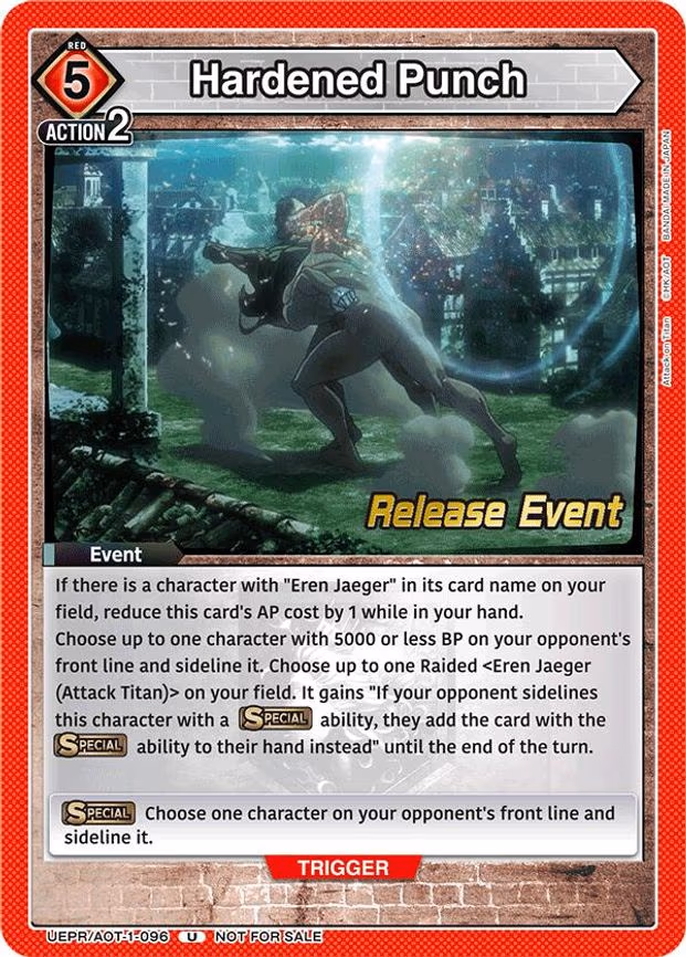 Hardened Punch - Uncommon (UEPR/AOT-1-096)