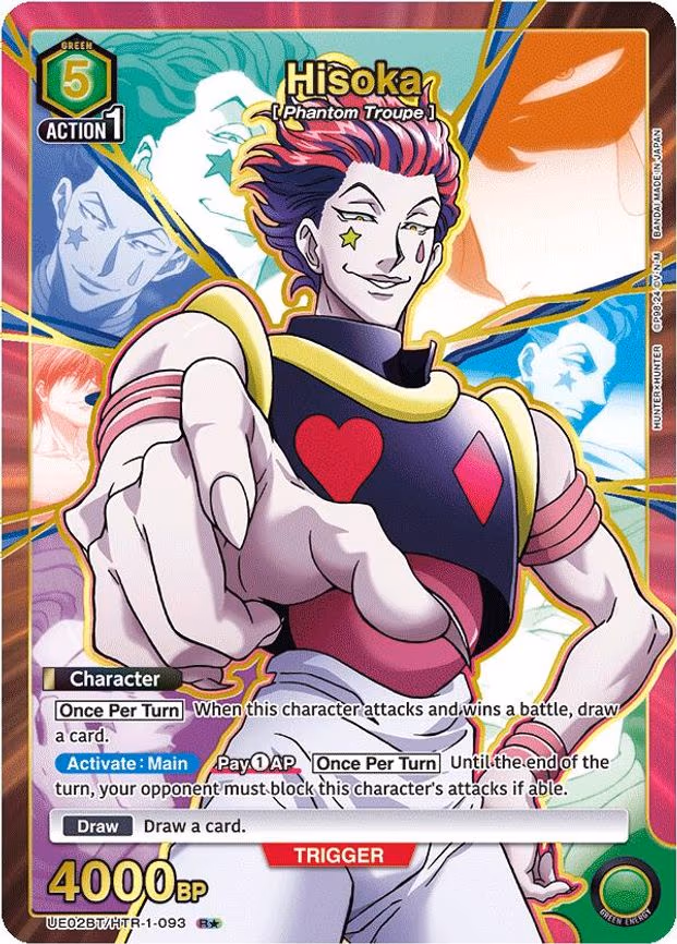 Hisoka (093) (R - Rare 1-Star (UE02BT/HTR-1-093)