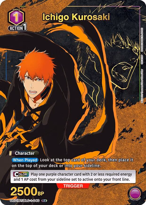 Ichigo Kurosaki (040) (R - Rare 1-Star (UE01BT/BLC-1-040)