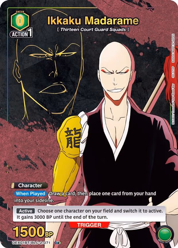Ikkaku Madarame (C - Common 1-Star (UEX01BT/BLC-2-071)