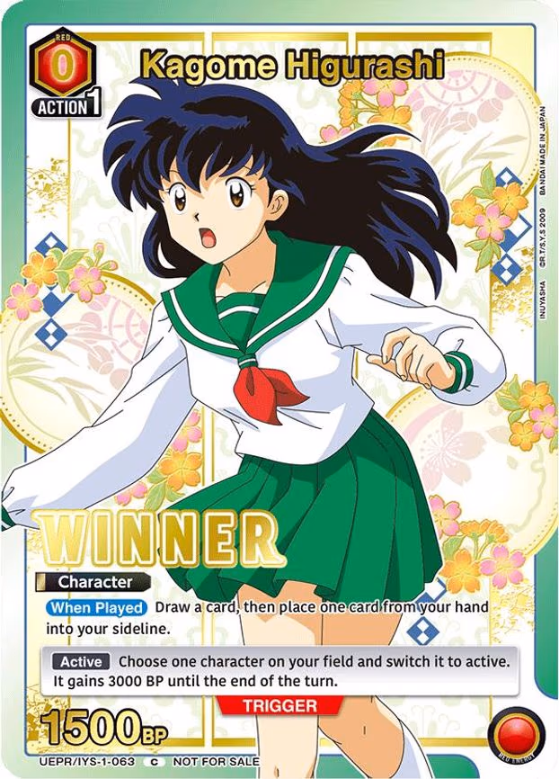 Kagome Higurashi (Winner) - Common (UEPR/IYS-1-063)