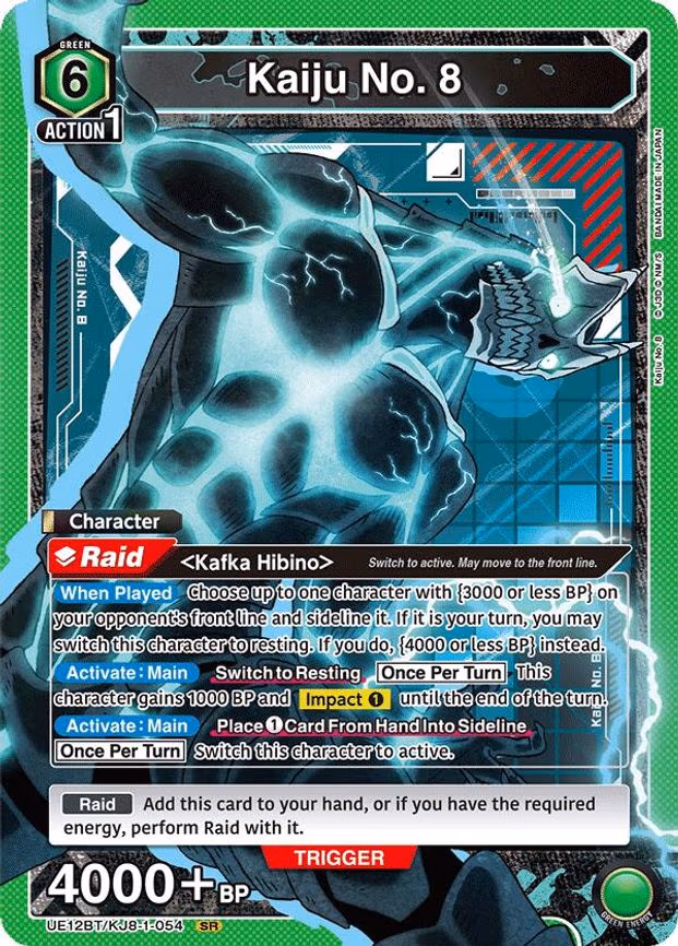 Kaiju No. 8 - Super Rare (UE12BT/KJ8-1-054)