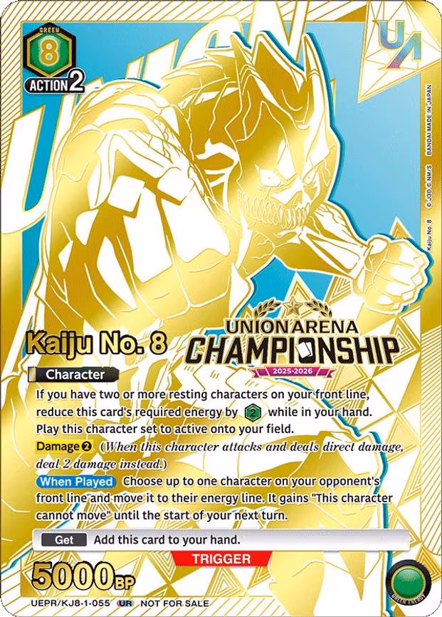 Kaiju No. 8 (Regionals 25-26) - Union Rare (UEPR/KJ8-1-055)