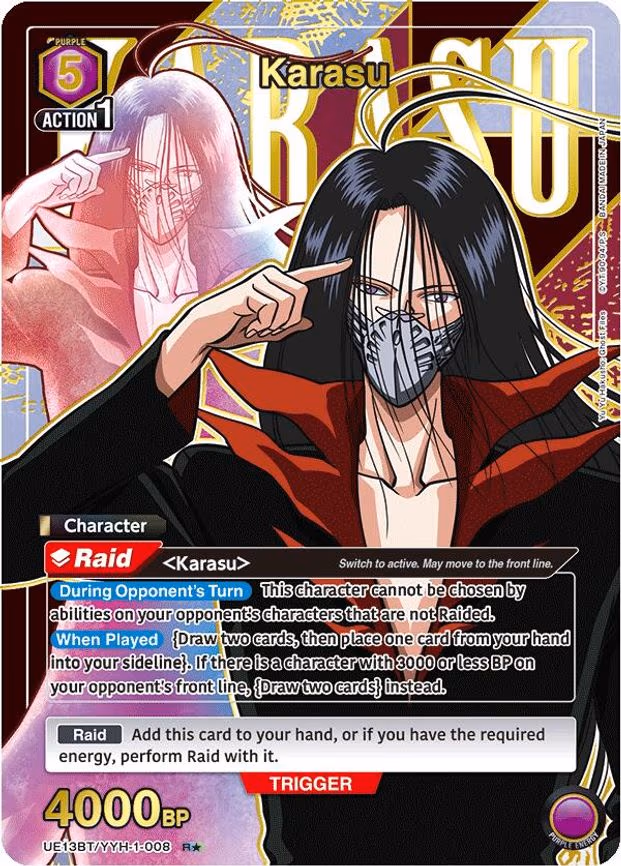 Karasu (008) (R - Rare 1-Star (UE13BT/YYH-1-008)